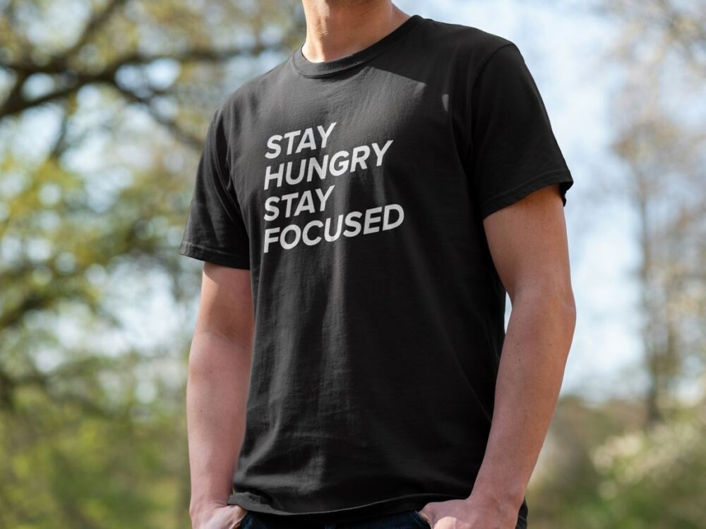 nadruk na bawełnianym Tshircie